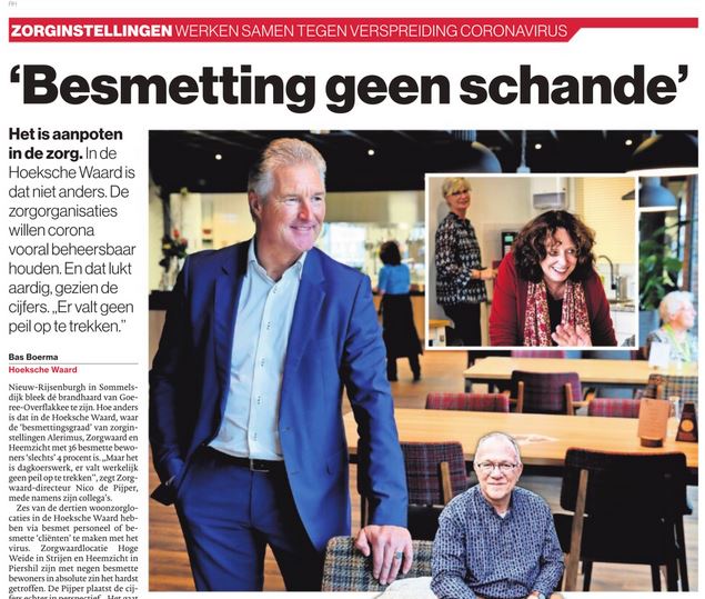 “We willen corona vooral beheersbaar houden”