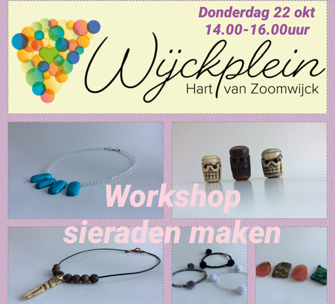 Workshop sieraden maken (aanmelden verplicht)